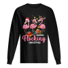 Merry Flocking Christmas Flamingo Xmas shirt