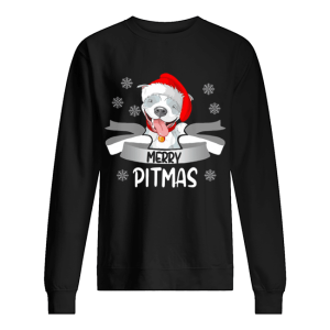 Merry Pitmas Christmas Pitbull shirt 2