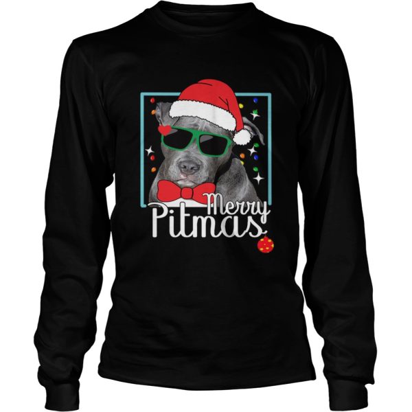 Merry Pitmas Pitbull Dog Funny Ugly Christmas shirt