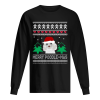 Merry Poodle Mas Christmas Tee Shirt
