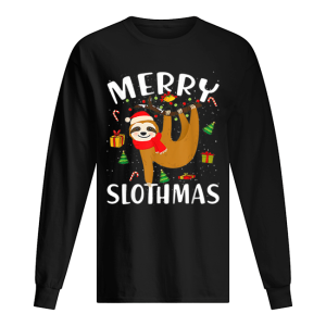 Merry Slothmas Christmas Pajama for Sloth Lovers shirt 1