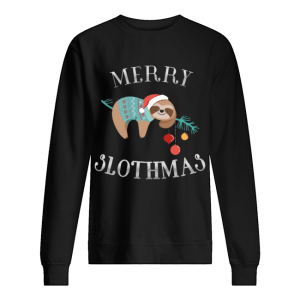 Merry Slothmas Funny Christmas for Sloth Lovers shirt 2