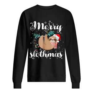 Merry Slothmas T Shirt Christmas Pajama for Sloth Lovers T Shirt 2
