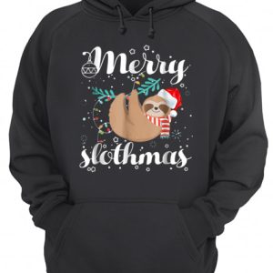 Merry Slothmas T Shirt Christmas Pajama for Sloth Lovers T Shirt 3