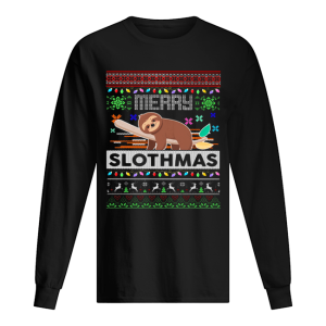 Merry Slothmas Ugly Christmas shirt 1