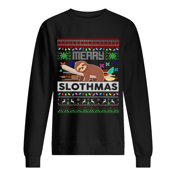 Merry Slothmas Ugly Christmas shirt