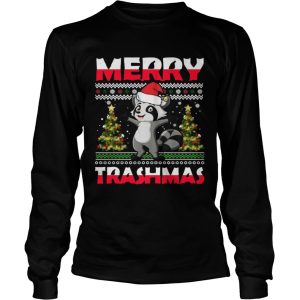 Merry Trashmas Raccoon Christmas shirt 2