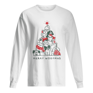 Merry Woofmas Funny Dogs Christmas Tree Xmas Gift shirt 1