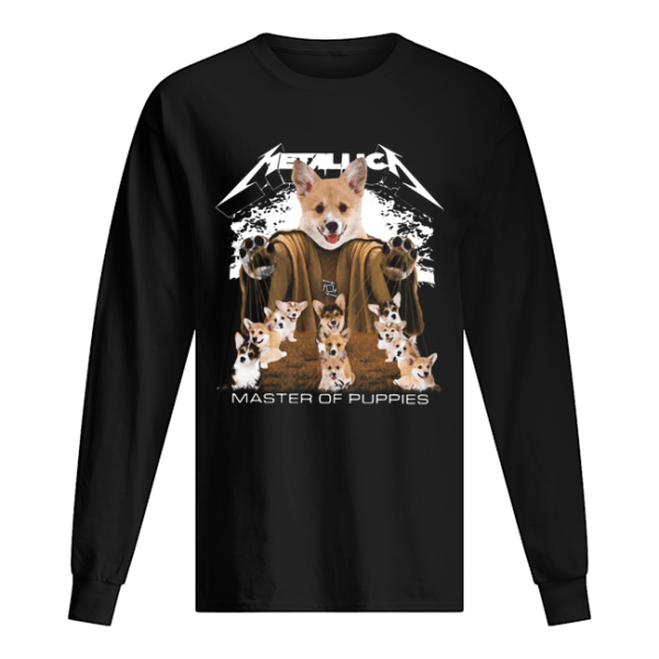 Metallic Pembroke Welsh Corgi Master of puppies shirt