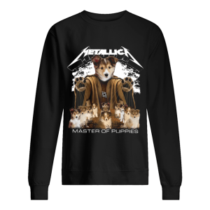 Metallic Shetland Sheepdog Master of puppies shirt 2