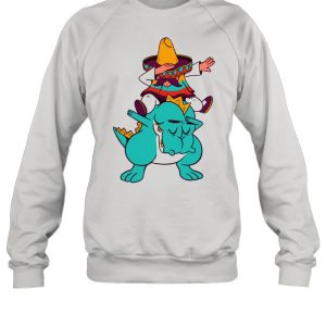 Mexican Riding Dinosaur TRex Mexico Dab Dabbing Shirt