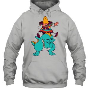 Mexican Riding Dinosaur TRex Mexico Dab Dabbing Shirt