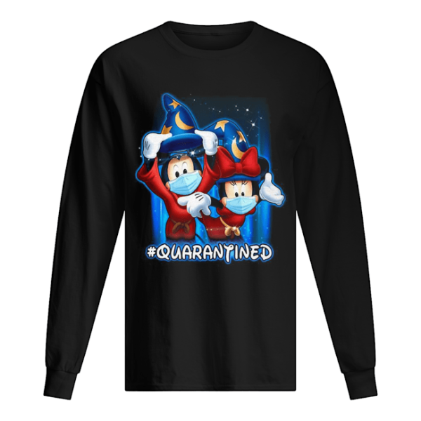 Mickey And Minnie Mouse Mask Fantasia Quarantined shirt