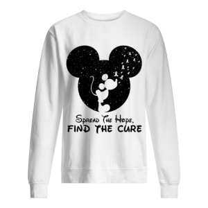 Mickey Breast Cancer Awareness Spread The Hope Find The Cure shirt