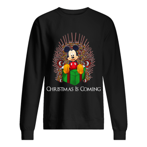 Mickey King Christmas is coming shirt 2