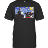 Mickey Minnie Mouse Starry Night Van Gogh T-Shirt