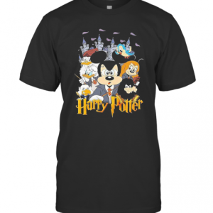 Mickey Mouse And Friends Harry Potter Halloween T-Shirt