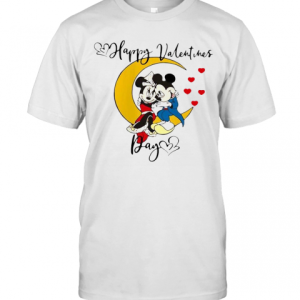 Mickey Mouse And Minnie Mouse Happy Valentines Day Valentine’S Day T-Shirt