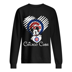 Mickey Mouse Baseball Chicago Cubs shirt