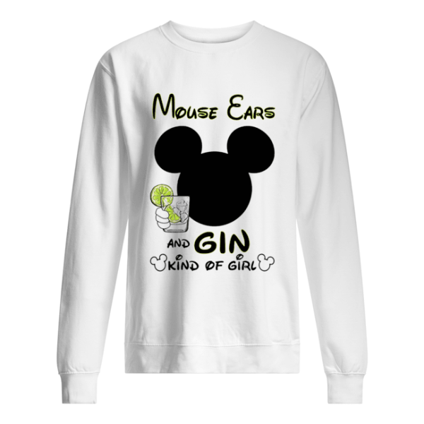 Mickey Mouse Cars And Gin Kind Of Girl shirt