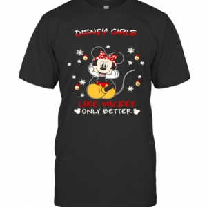 Mickey Mouse Disney Girls Like Mickey Only Better T-Shirt