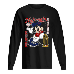 Mickey Mouse Disney Washington Nationals Champions 2019 World Series shirt