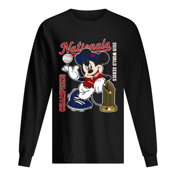 Mickey Mouse Disney Washington Nationals Champions 2019 World Series shirt