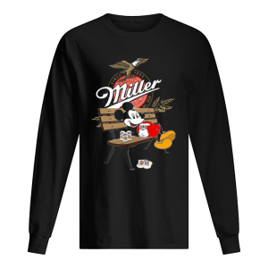 Mickey Mouse Drink Miller Beer shirt 1