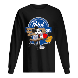 Mickey Mouse Drink Pabst Blue Ribbon shirt 1