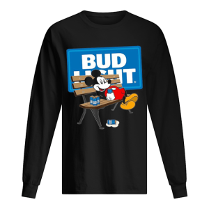 Mickey Mouse Drinking Bud Light Beer shirt 1