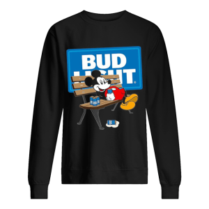 Mickey Mouse Drinking Bud Light Beer shirt 2