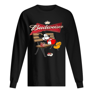 Mickey Mouse Drinking Budweiser Beer shirt 1