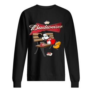 Mickey Mouse Drinking Budweiser Beer shirt