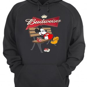 Mickey Mouse Drinking Budweiser Beer shirt 3