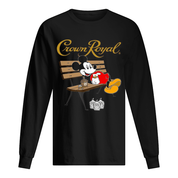 Mickey Mouse Drinking Crown Royal Beer shirt