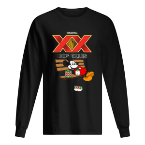Mickey Mouse Drinking Dos Equis XX Beer shirt