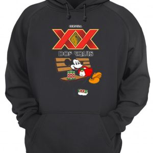 Mickey Mouse Drinking Dos Equis XX Beer shirt 3