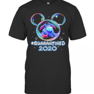 Mickey Mouse Eeyore Wear Mask Quarantined 2020 T-Shirt