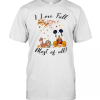 Mickey Mouse I Love Fall Most Of All Leaves Tree T-Shirt