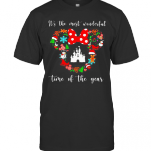 Mickey Mouse It’S The Most Wonderful Time Of The Year Christmas T-Shirt
