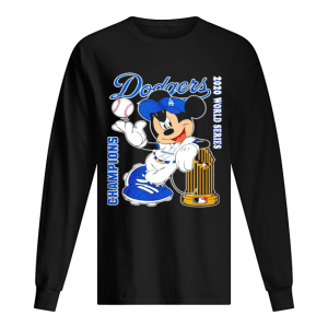 Mickey Mouse Los Angeles Dodgers Champions 2020 World Series shirt 1
