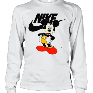 Mickey Mouse Nike Logo T Shirt 1