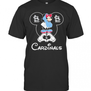 Mickey Mouse St. Louis Cardinals Love T-Shirt