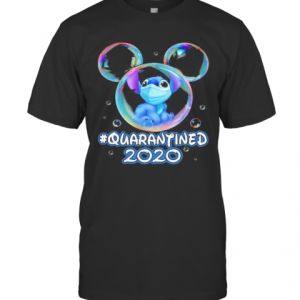 Mickey Mouse Stitch Wear Mask Quarantined 2020 T-Shirt