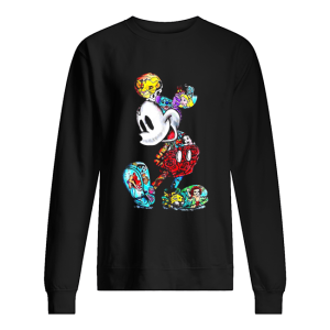 Mickey Mouse Tattoos Disney All Characters shirt 2