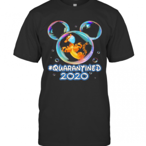 Mickey Mouse Tigger Wear Mask Quarantined 2020 T-Shirt