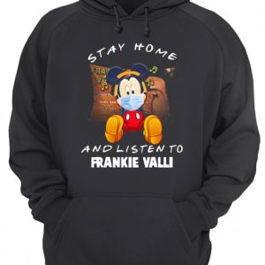 Mickey Mouse stay home and listen to Frankie Valli shirt 3