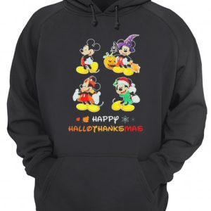Mickey happy hallothanksmas shirt 3