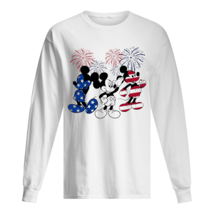 Mickey mouse american flag firework independence day shirt 1