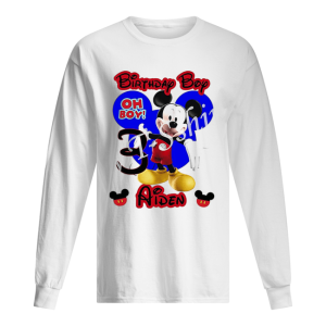 Mickey mouse birthday boy oh boy 3 aiden shirt